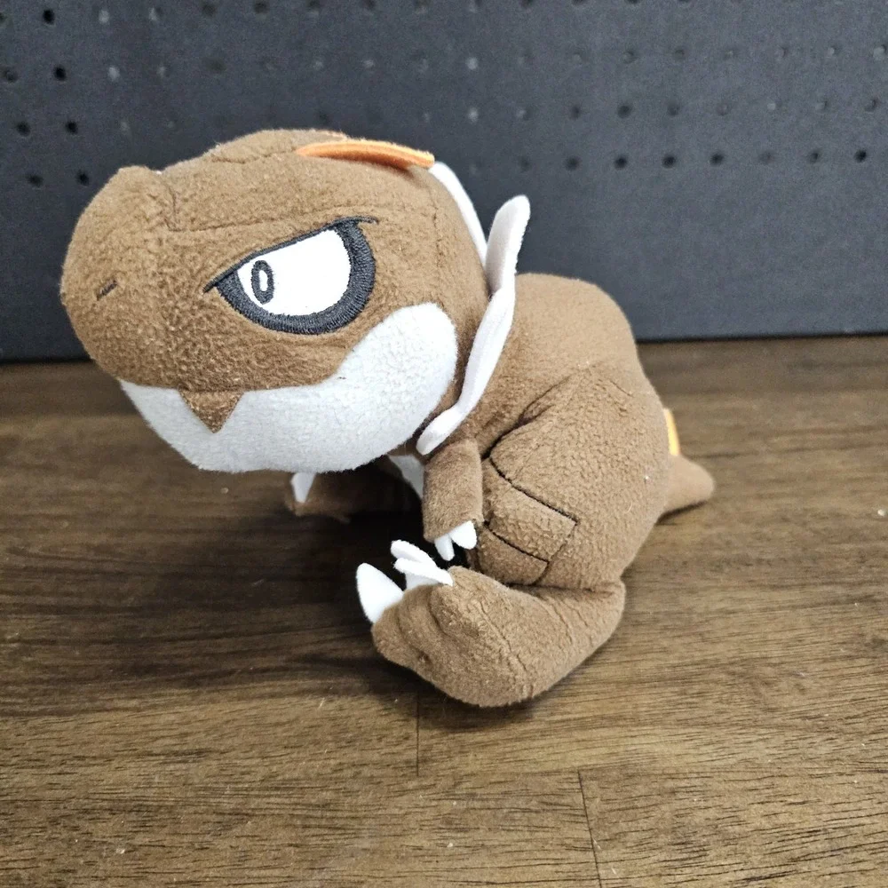 Pokemon XY Tyrunt Plush Stuffed Animal Toy Brown Dinosaur 7